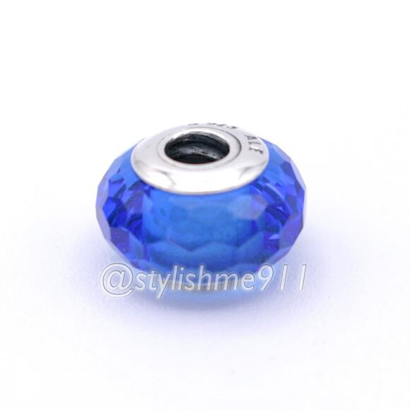 Authentic PANDORA Fascinating Faceted Murano Glass Bead - Picture 7 of 9